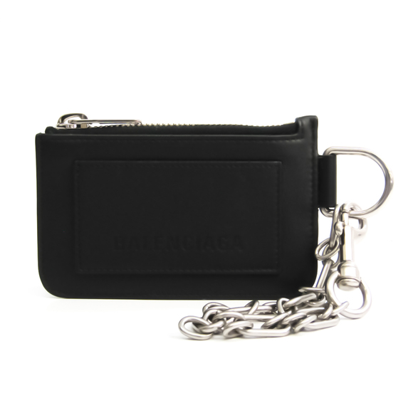 Balenciaga Handbags - BALENCIAGA 655594 Unisex Calfskin Card Wallet Black